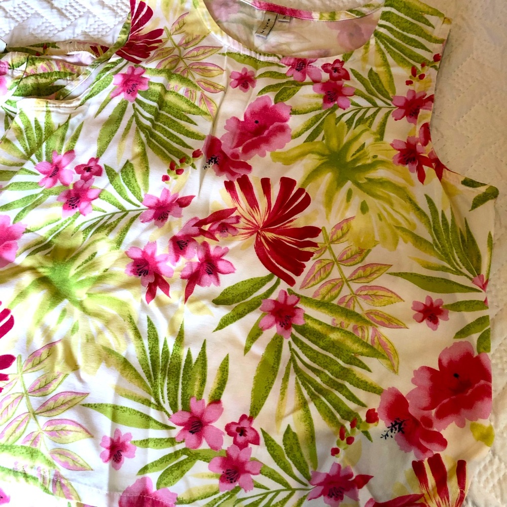 Top & skirt -tropical